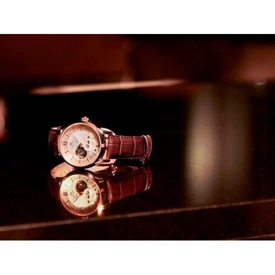 ORIENT SUNMOON Automatische Mechanische Uhr Herstellergarantie für Inlandsmarkt Klassisch RN-AS0002S Herren Weiß Silber