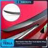 Heenvn For Tesla Model 3 Highland 2024-2026 Performance Version Real Carbon Fiber Spoiler Rear Trunk Wing Exterior Accessories