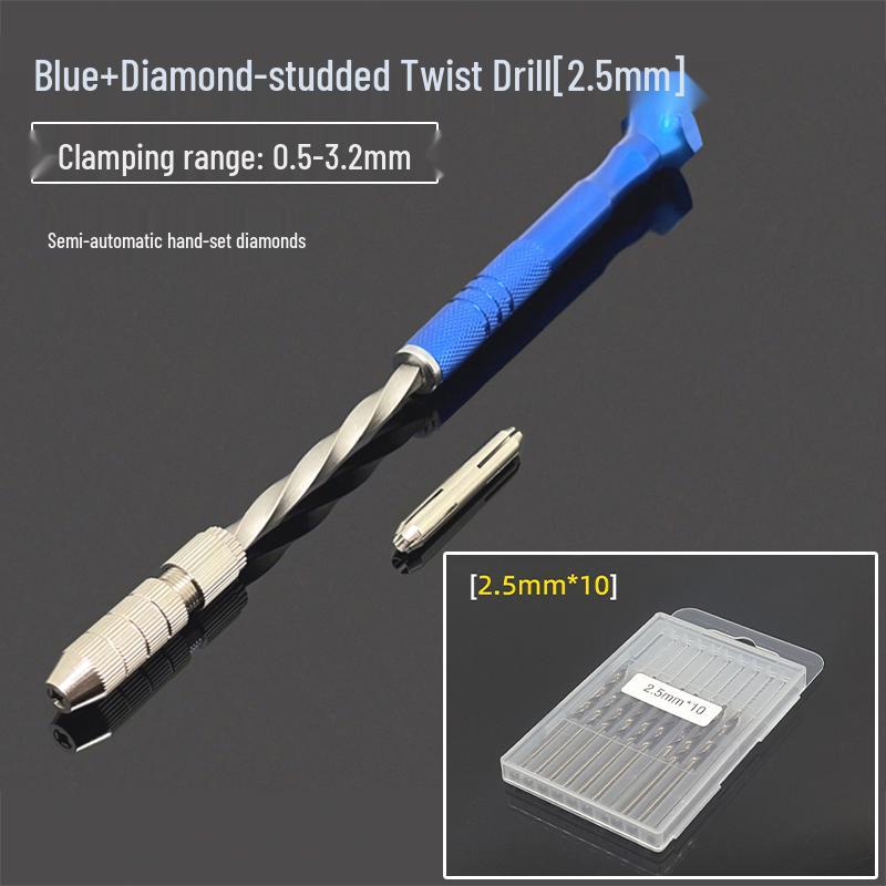 Mini Hand Crank Twist Drill for DIY and Model Drilling