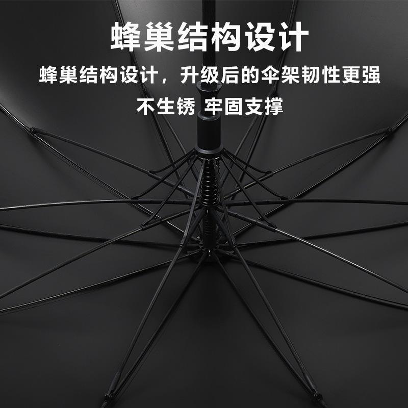 Umbrella wholesale large business golf umbrella automatic straight rod long handle umbrella can print logo gift advertising umbrella wind resistance
