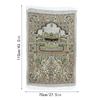 Ethnic Style Portable With Tassel Islamic Carpet Liturgical Mat Ramadan Mat Muslim Prayer Rug