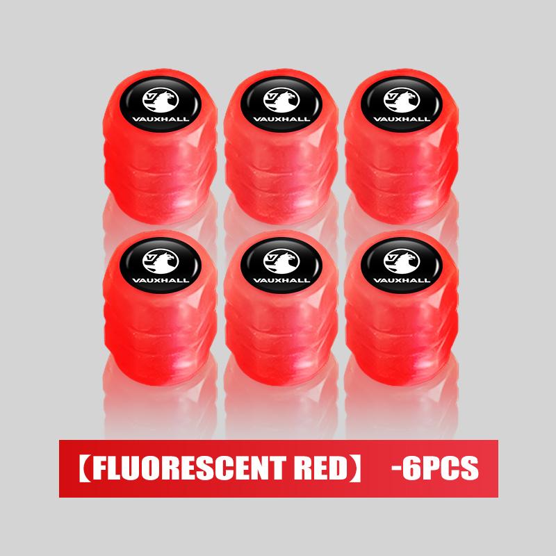 4/6/10Pcs Car Logo Glowing Luminous Tire Valve Cap Auto Wheel Accessories For Opel Insignia Corsa Zafira Meriva Mokka Astra H K Kr8