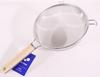 Three Snow Wooden Handle Tough Strainer 20cm Stainless Steel with Handle Colander Drainer Tsubame Sanjo Made in Japan Three Snow Shinetsu Works 10184