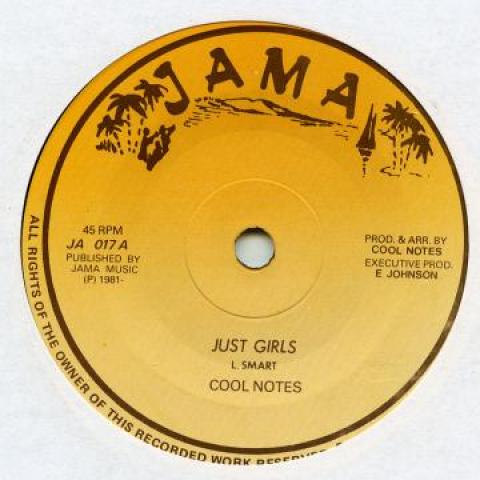 

7inch Record COOL NOTES - Just Girls Sweet Vibes JA017 Jama UK Org 1981 UK Reggae Ska Dub