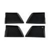 Carbon fiber style inner door handle bowl cover trims  for Toyota Tacoma 2024+