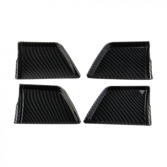 Carbon fiber style inner door handle bowl cover trims  for Toyota Tacoma 2024+