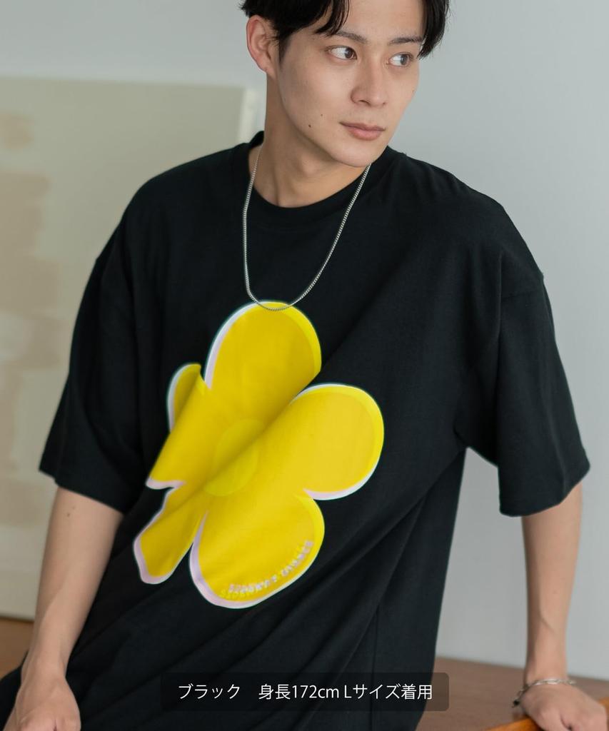 [IMPROVES] [SIDEWAYSTANCE] Mosaic Flower Short Sleeve T-Shirt