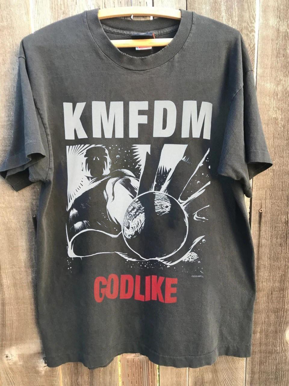 KMFDM Band member Gift FAmily Cotton chacoal color shirt AN70208 XXXL