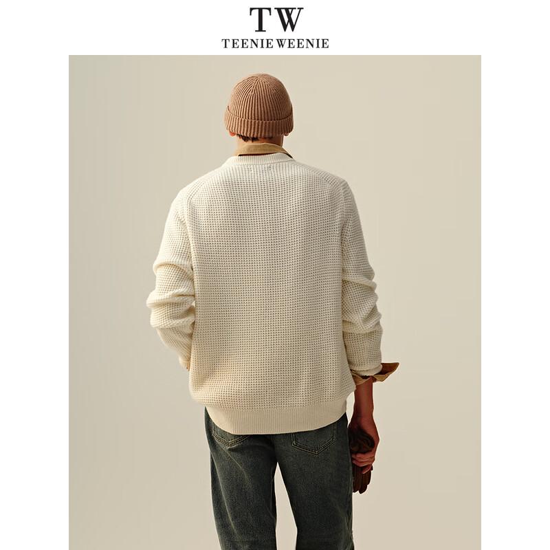 Teenie Weenie Men's Embroidered Bear Loose-Fit Sweater