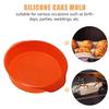 Kreative Runde Silikonform DIY Silikon Backform Lebensmittelqualität Muffin Kuchenform Backwerkzeug
