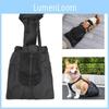 Doglemi Borsa di Protezione per Zampe Posteriori per Cani Disabili Materiale Poliestere Nero