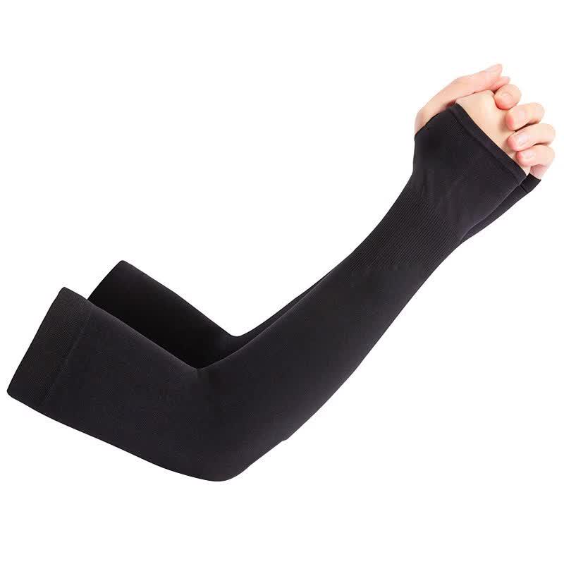 Tri-polar Summer Ice Silk Cycling Arm Sleeves