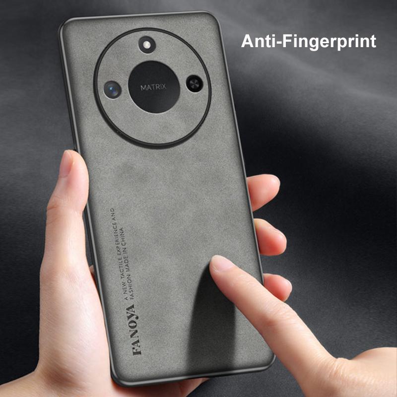 Für Honor X9C Smart Case Luxus PU Leder Handyhülle Für Honor X9C Smart Rückseite Mattes Silikon Stoßfest Vollschutz