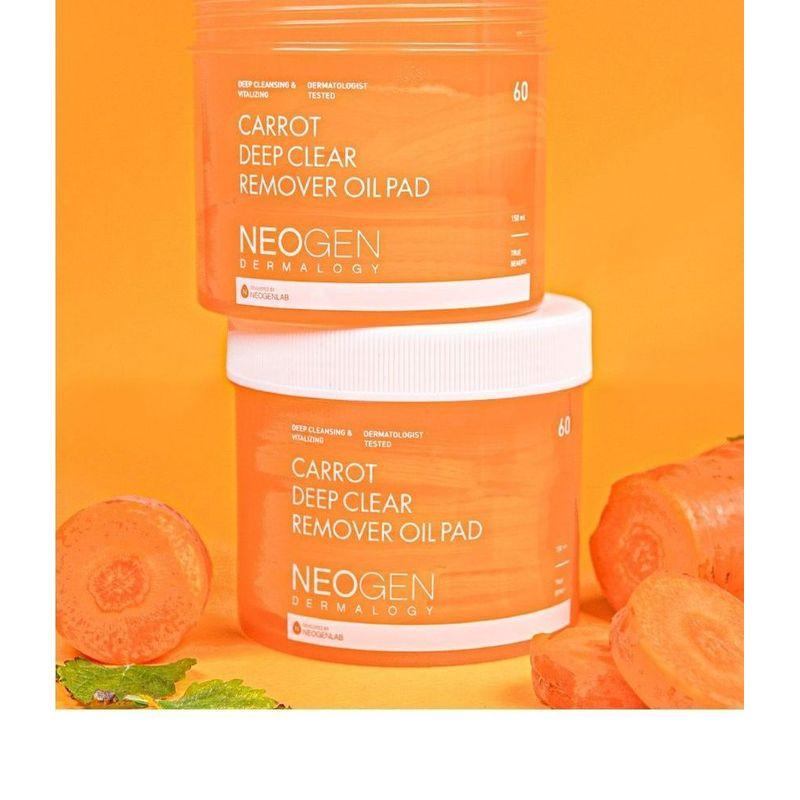 NEOGEN Dermalogy Carrot Deep Clear Remover Oil Pad