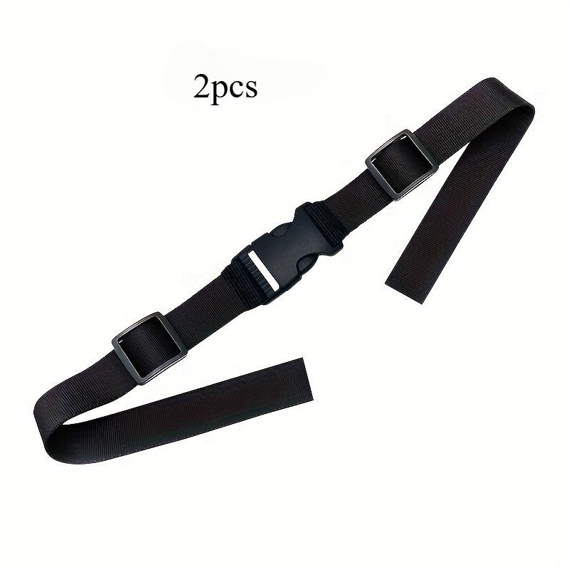 1/2/4PCS Black Polyester Backpack Straps, Adjustable Chest Strap with Secure Buckle, Lightweight Minimalist Design
