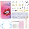 Dental Diamond Tooth Decoration, Tooth Diamond Tool Diy Set, Tooth Sticker, Diamond Love Horse Eye Decoration