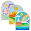 Educational Wooden Children's Cartoon Three-dimensional Rainbow Jigsaw Puzzle Training Concentration Early Education Building Blocks Color Cognition