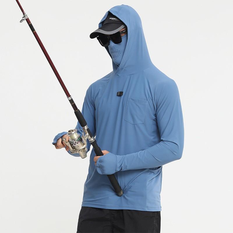 Quick-Dry Ice-Cool UV Protection Fishing Shirt Men Women Lightweight Mesh Outdoor Sport Top