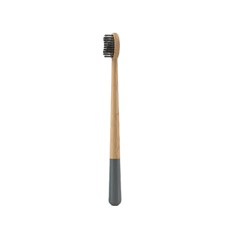 Custom Packaging and Logo Eco-Friendly Biodegradable Color Paint Waterdrop Shape Charcoal Soft Bristle Bamboo Toothbrush