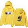 Unisex Attack on Titan Hoodie, Levi Ackerman & Eren Yeager Front Back Print Pullover, Long Sleeve Anime Graphic Hooded Sweatshirt Streetwear