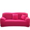 Spandex Sofa Cover Silky Soft 1-Piece Black Slipcover for Sofas Super Stretch Universal Couch Cover for Living Room