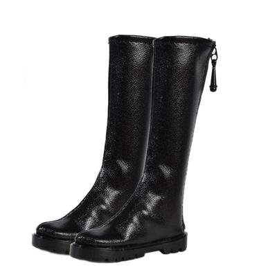 Figurkörper Große Größe Füße Kompatibel Sexy Schönheit Mode Schwarz Flache Schuhe Lange Stiefel und Kopf Nicht [TOYBARJAPAN] 1/6 Zubehör/TBLeague TB31-2