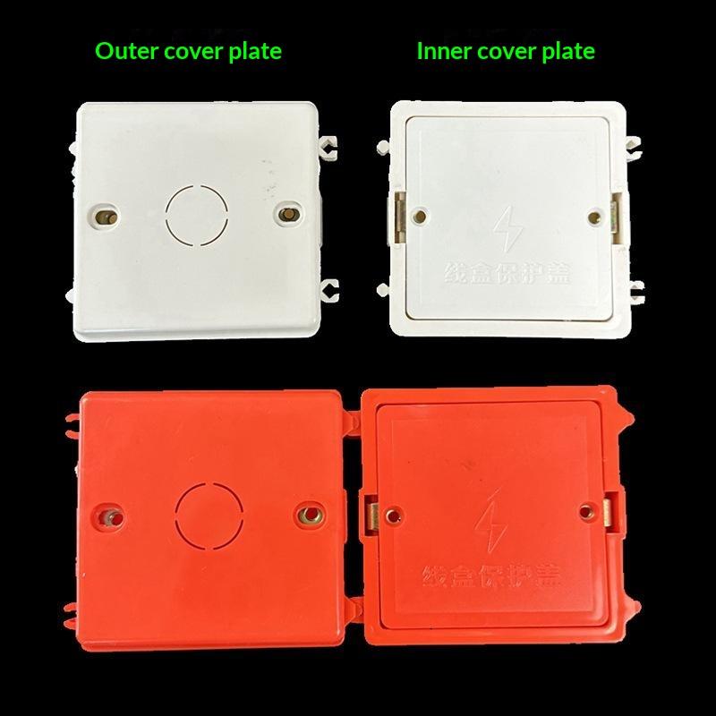 Pvc Electrical Junction Box Covers Sturdy Build Multiple Shapes For Home Renovation Electrical Projects