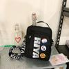 Pánská malá taška s potiskem písmen, taška přes rameno, dámská sportovní crossbody taška
