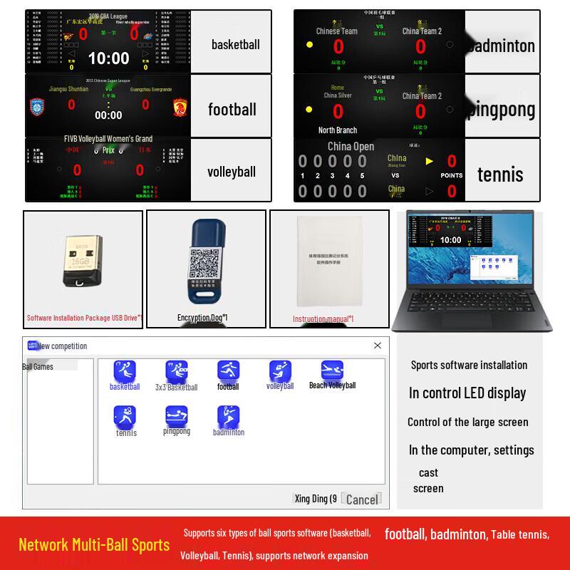 LED Basketball Electronic Scoring System