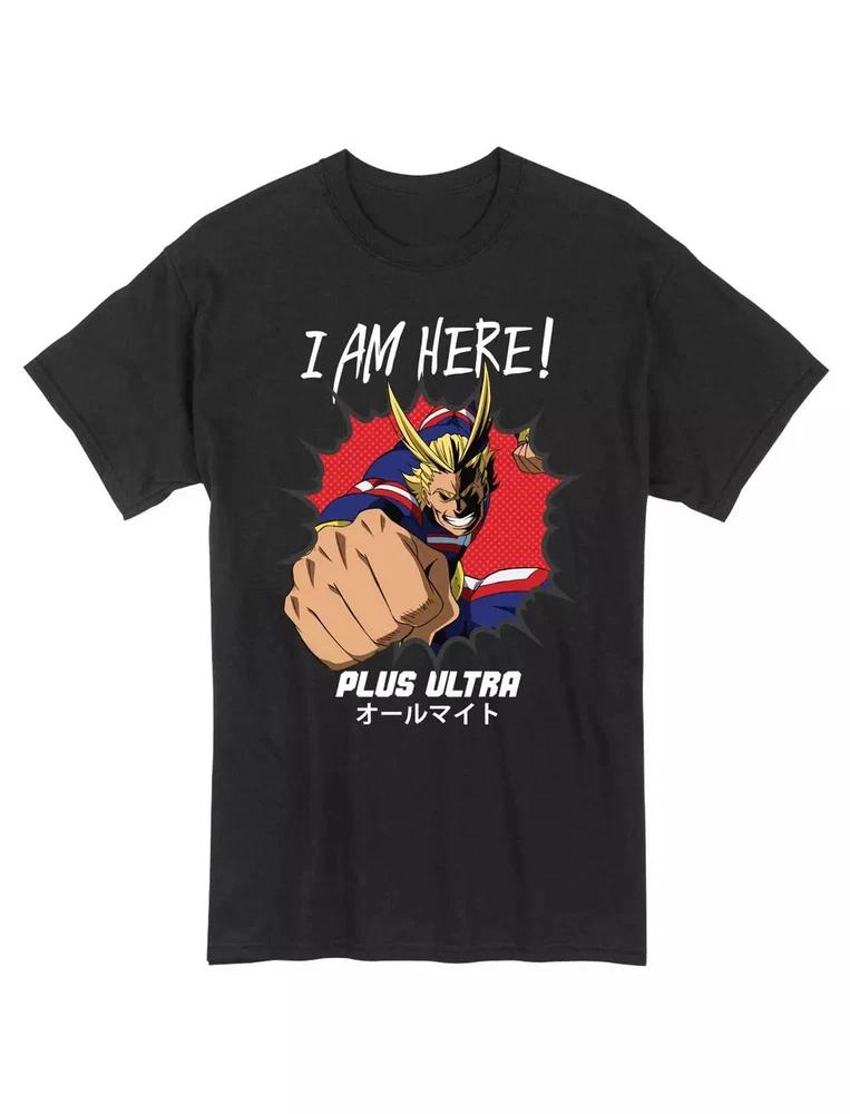 My Hero Academia All Might I Am Here Anime Tshirt Black Gift For Friends S