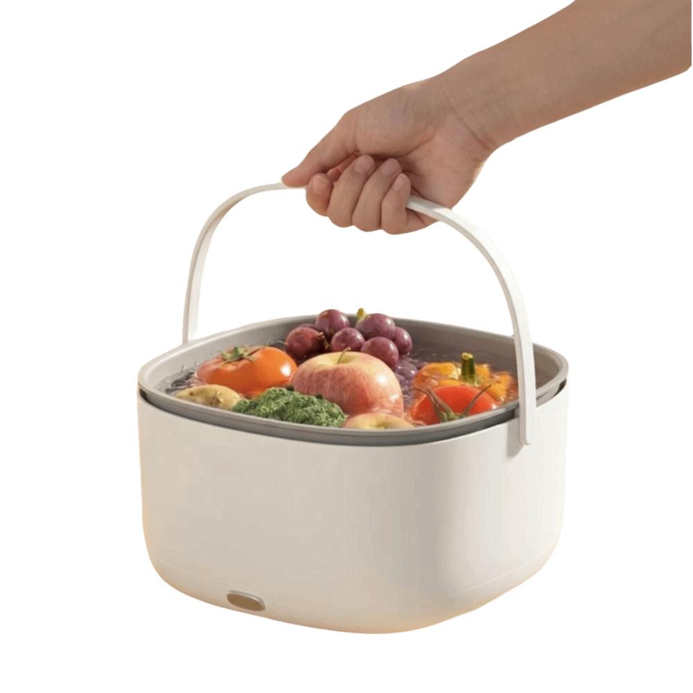 With Handle Ultrasonic Fruit Washing Machine Durable Electric Food Purifier Fruit Cleaning