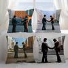 Band P-PinK FloydE Kissenbezug Sofa Kurzer Plüsch Beidseitiger HD-Druck Zimmer Zuhause Büro Geschenk Kissenbezug