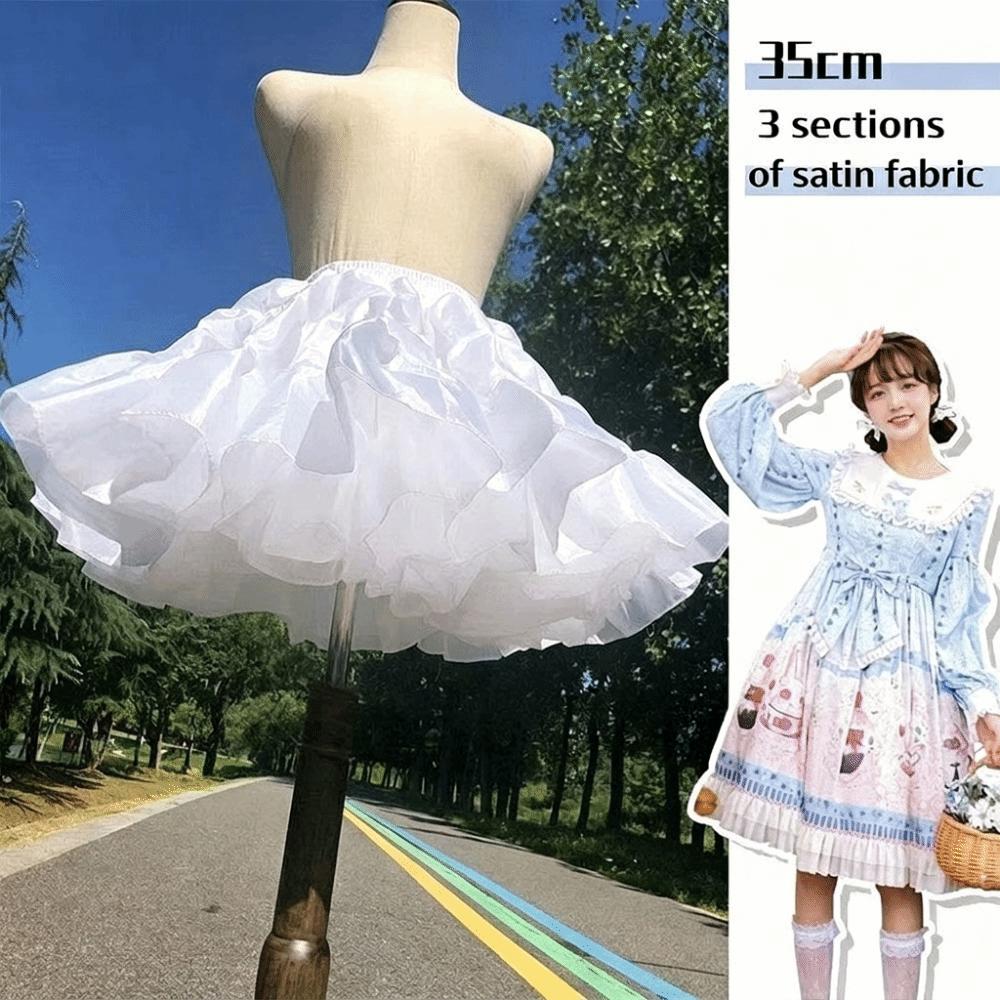 White Petticoat Lolita Ball Gown Petticoats Fashion Wedding Petticoats Women Girls