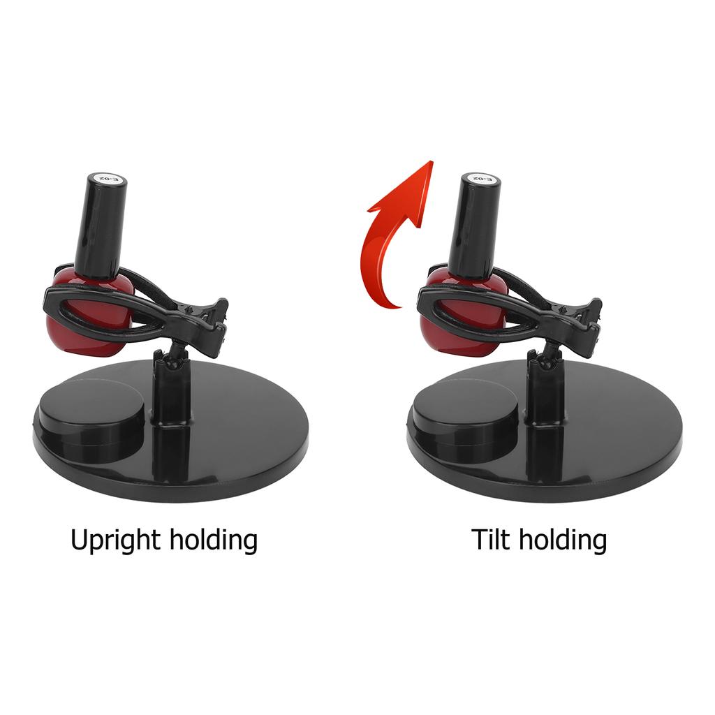 Nail Polish Bottle Holder Stand Wide Base Prevent Fall Off Nail Gel Fixing Clip for Manicure Painting