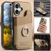 For Xiaomi 15T Pro 5G Luxury Case Anti-theft Brush Ring Holder Card Wallet Funda Xiaomi 15T Pro Case Bumper Armor Mi 15 T T15