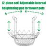 2 Pieces Decorative Flower Pot Holders Featuring Flexible Ropes For Perfect Plant Placement In Various Vessels
