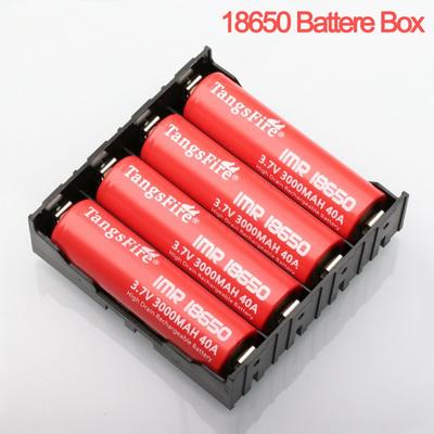 ABS 18650 Battery Storage Case 4X High Quality DIY Battery Box 4 Slot Batteries Container
