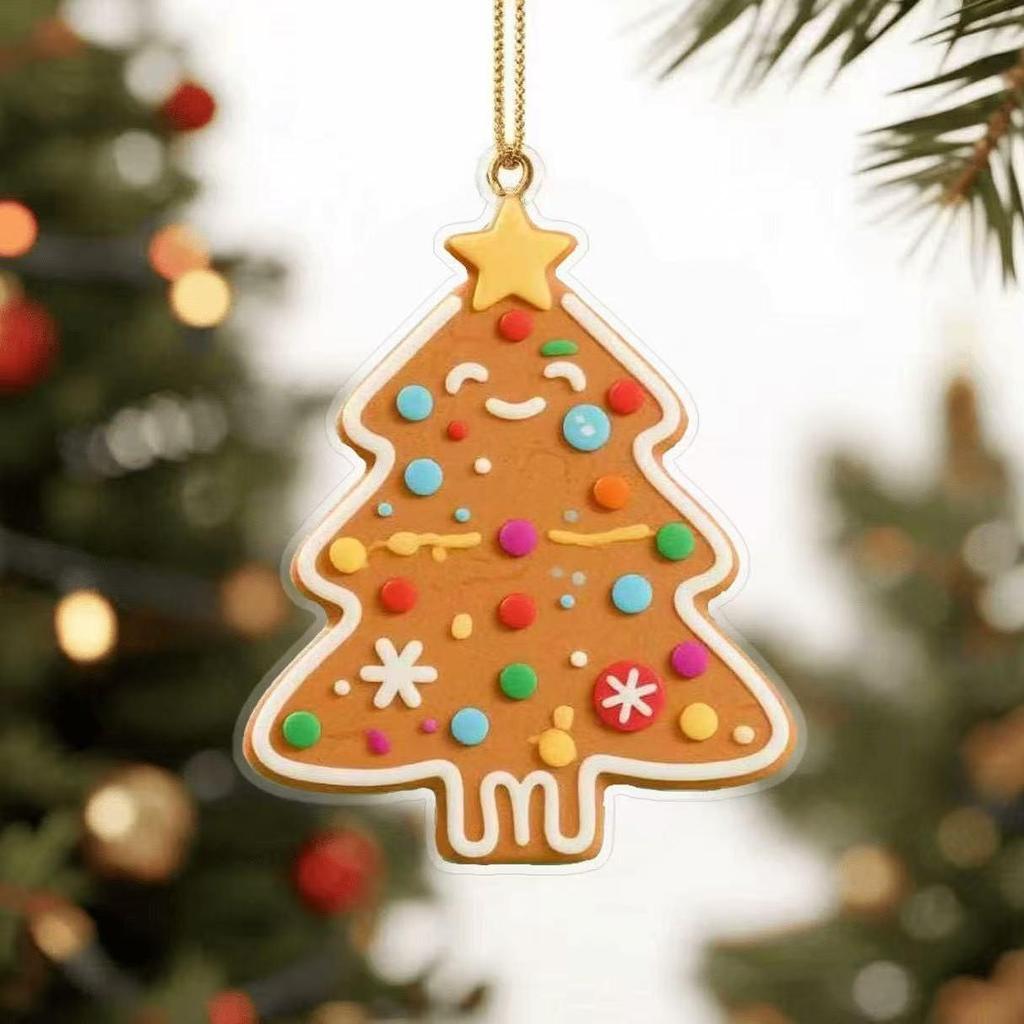 Cross-border Christmas Tree Acrylic Animal Ornament