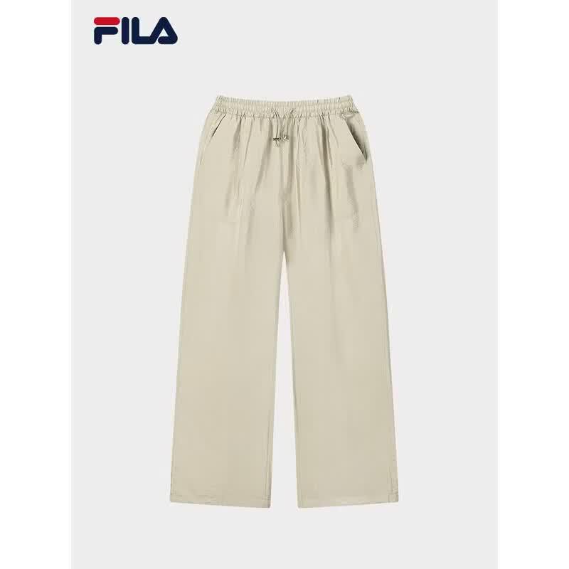 Женские повседневные тканые брюки FILA цвета Feather Grey L