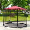 Umbrella Mosquito Netting For Outdoor Garden Patio Umbrellas Canopy Tent Mosquito Net Adjustable Rope Polyester Sunshade Net