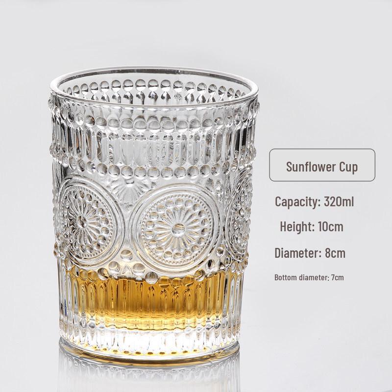 ZISIZ European Handmade Glass Whisky & Wine Tumbler