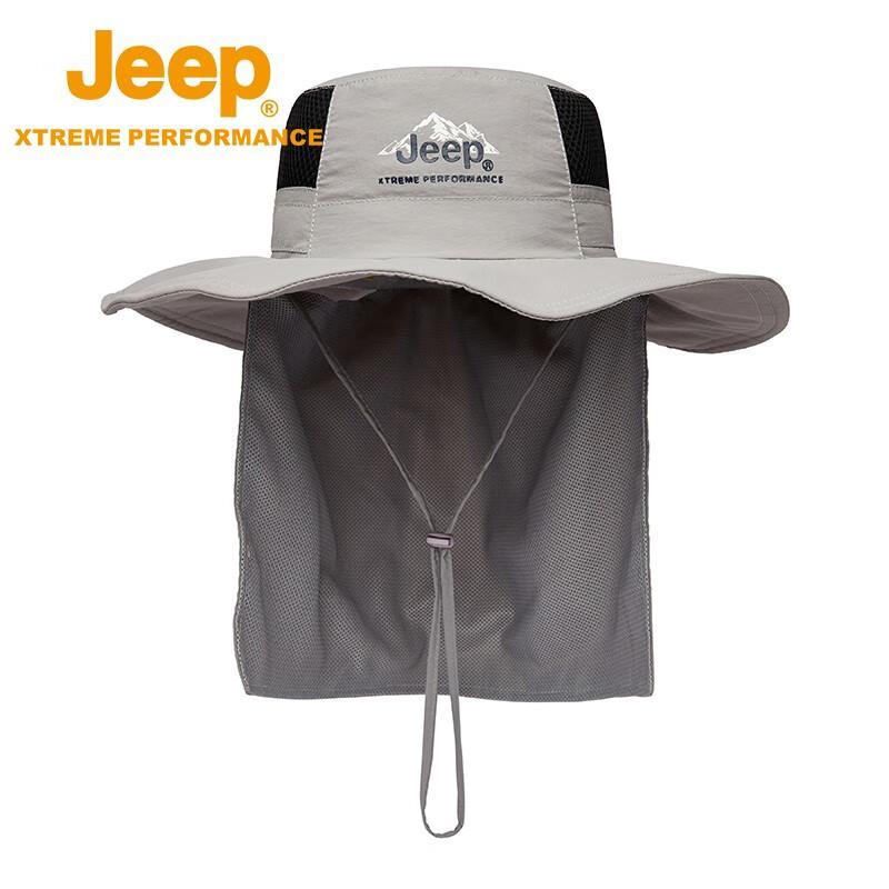 Jeep Men s Long Brim Sun Protection Bucket Hat