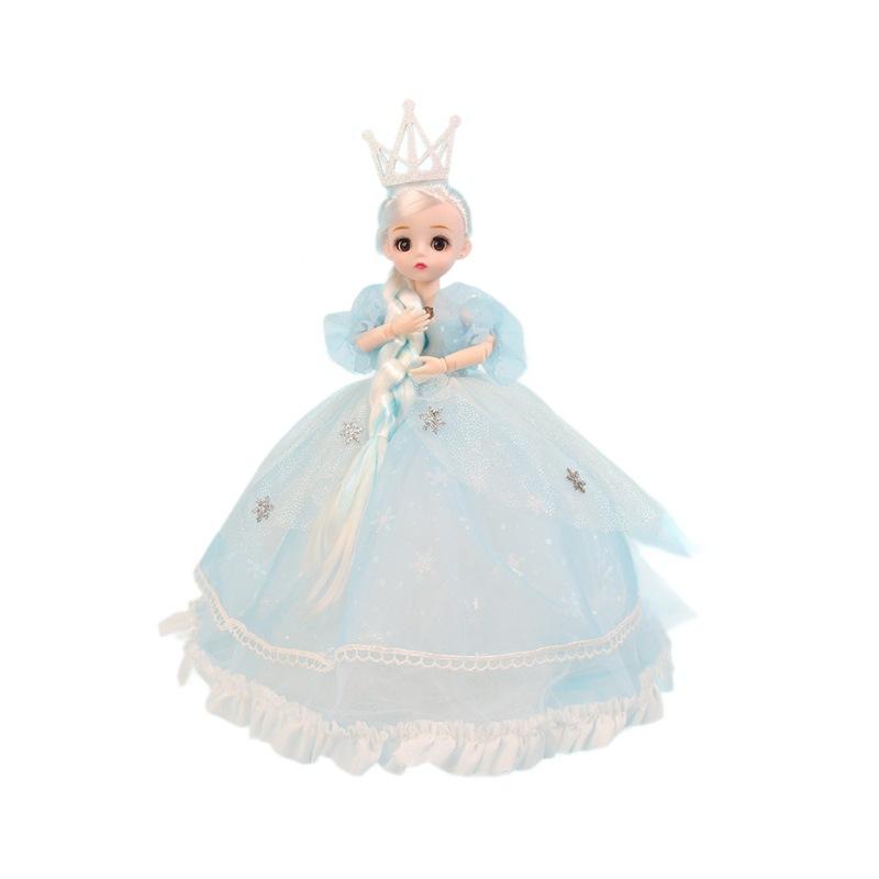 1 Set 32Cm Music Gauze Skirt Dolls Action Figures For Girls 6 To 7 Years Kids Toys Clothes And Accessories