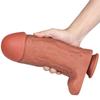 28 cm * 9 cm großer, dicker, langer, doppellagiger flüssiger Silikon-Penis, großer Penis, weibliche Masturbation, Analplug