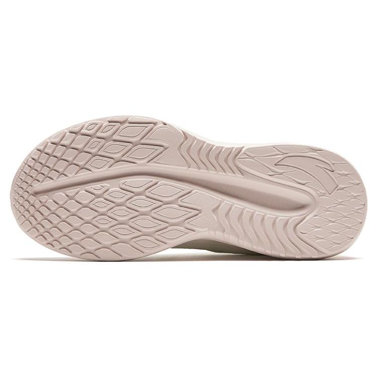 Anta Comfortable Sports Non-Slip Wear-Resistant Low-Top Running Shoes Women sneaker Ivory-White Lotus-Gray 922345579-7