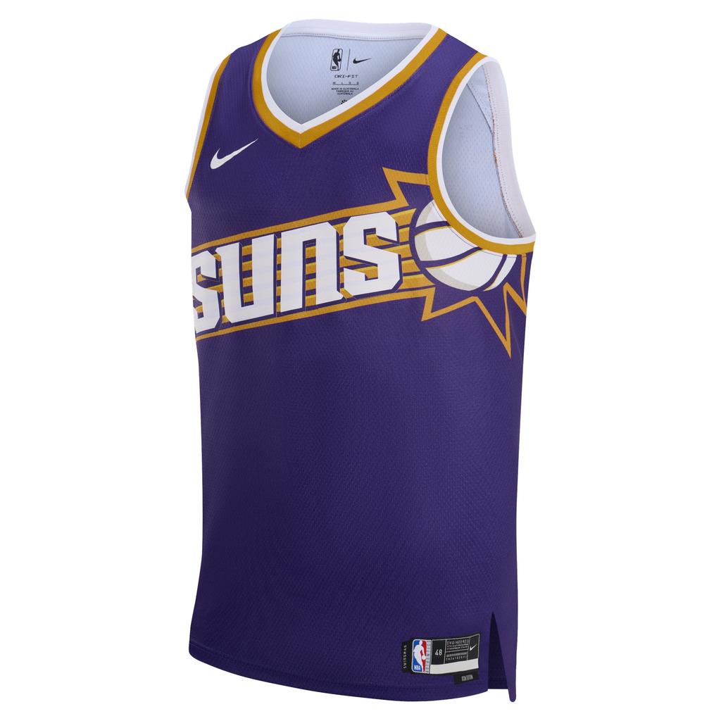 Nike NBA Phoenix Suns Breathable Quick-Dry Lightweight Sleeveless Basketball Jersey Men tops New-Orchid-Purple White DV4860-566