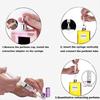 1/3 Pezzi Siringa Plastica Strumento Dispenser Profumo 10Ml Ricariche Cosmetici Per Distribuzione Quantitativa Di Flaconi Ricaricabili