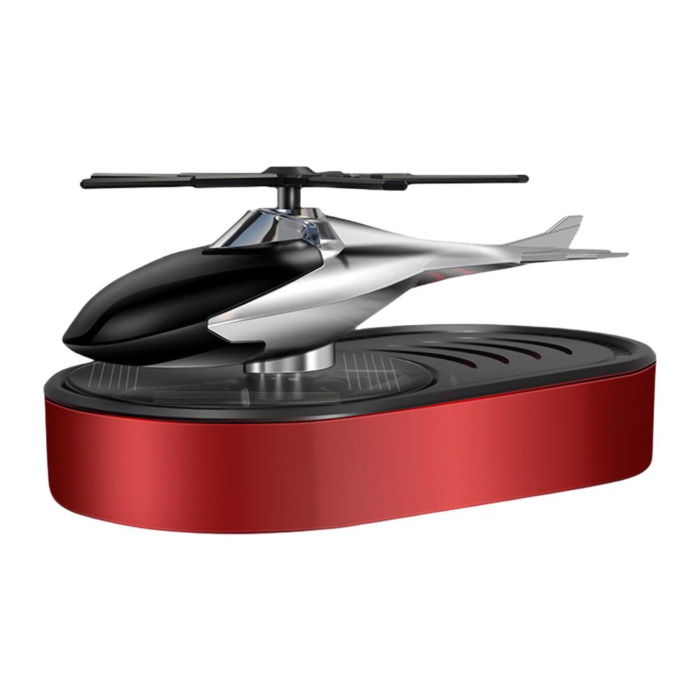

Автомобильный вертолет на солнечной энергии, диффузор духов, пропеллер вертолета, ароматизатор приборной панели автомобиля, парфюм для вертолета, декор салона автомобиля красный