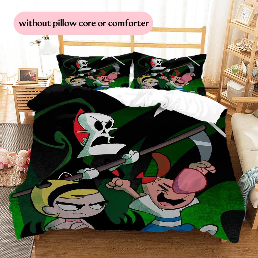 Cool Crew Pattern Bedding Quilt Set Home Decoration Gift (1 * duvet cover + 2 * pillowcase without core)