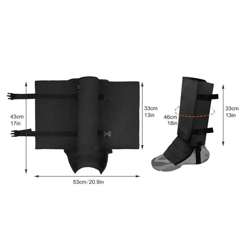 Adjustable Snake Proof Leg Guards Waterproof Breathable Anti Snake Bite Gaiters Chaps For Hiking Camping Outdoor Protection